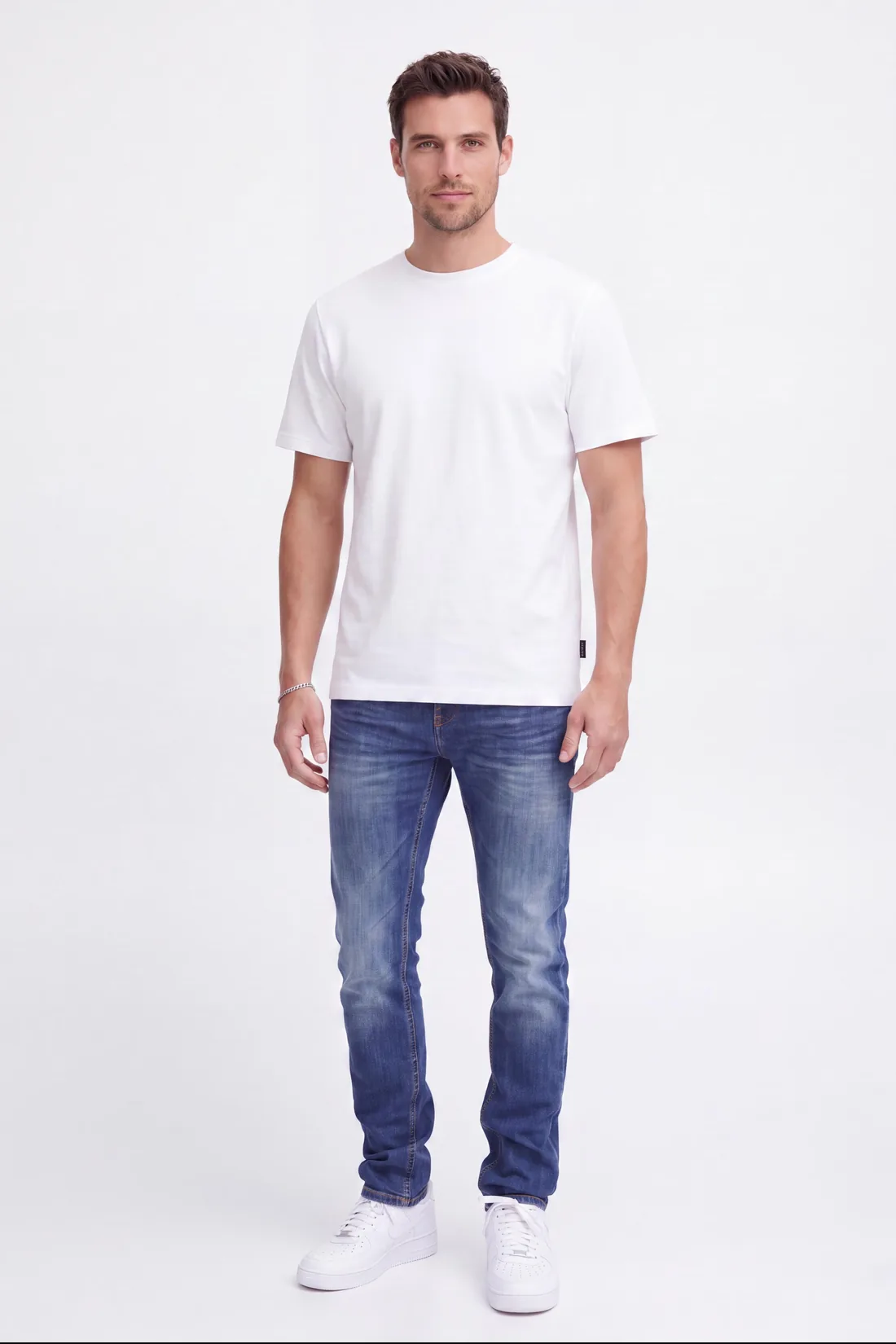 Generated full-length model shot of jeans