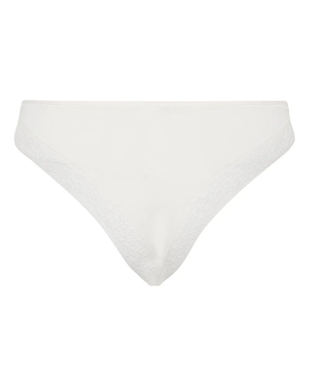 The same brief after retouching, shape held on pure white